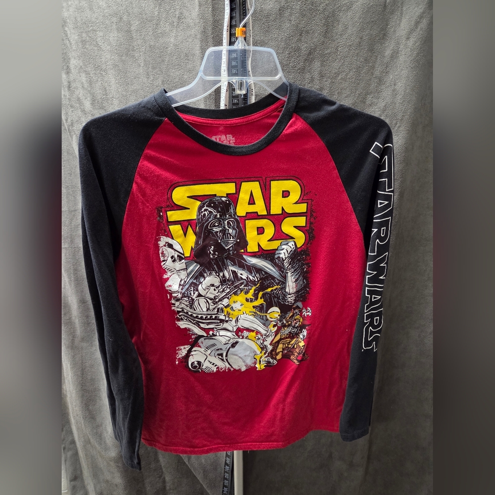 Star Wars Kids Red and Black Long Sleeve Shirt